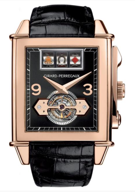 Replica Girard Perregaux Vintage 1945 Jackpot Tourbillon 99720-52-651-BA6A watch